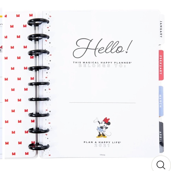 🥳HP🥳 Minnie Mouse Magical Moment Planner Bundle. - Picture 4 of 15